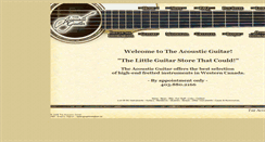 Desktop Screenshot of acousticguitar.net